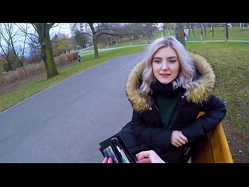❤️ Schluckt das heiße Sperma eines Fremden für Geld - Blowjob im Park von Eva Elfie ☑  Sex bei de.sex00.top ❌️❤